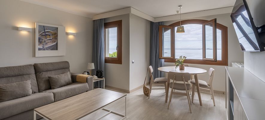 Chambre double avec vue sur la mer