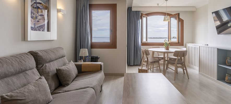 Chambre double avec vue sur la mer