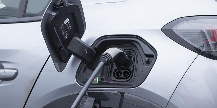 Parking spaces for electric cars